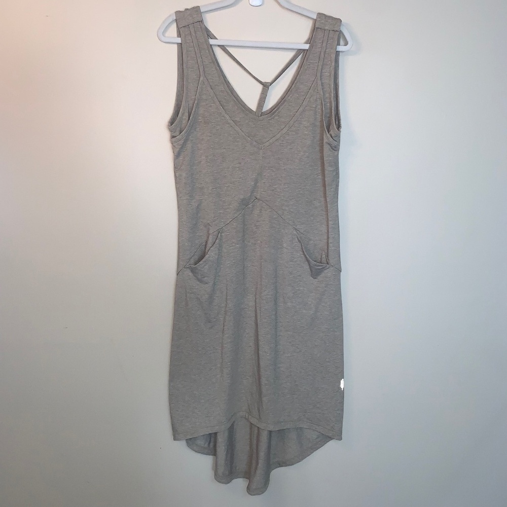 Indygena Strappy Layered Midi Dress L